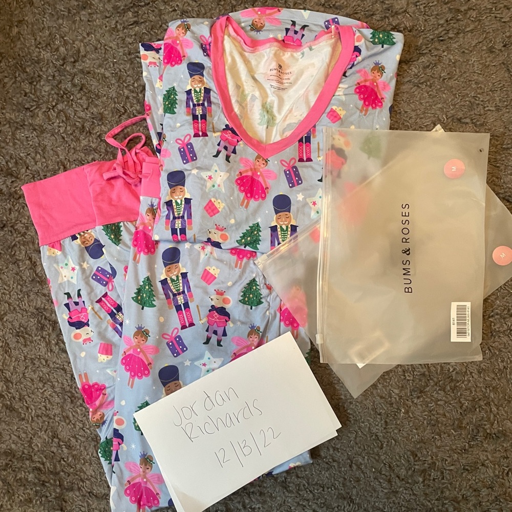 Bums & Roses Bamboo Pajamas